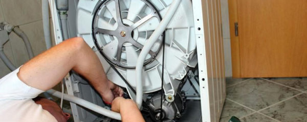 Machine à laver en panne